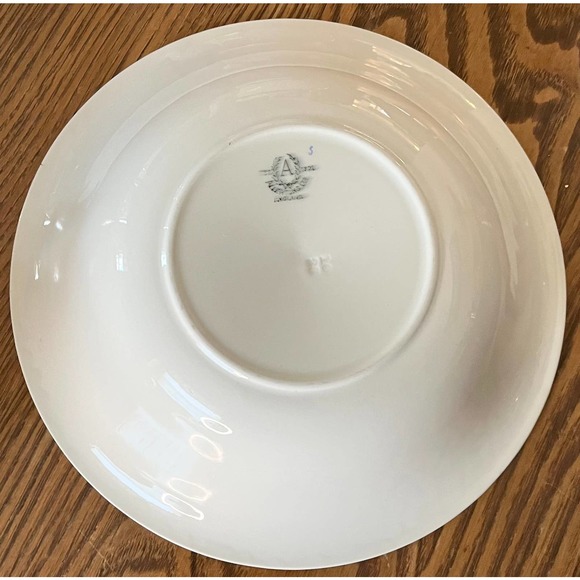 Allertons Ltd. Serving Bowl, English Bone China, ALL5, Blue Band,  Hand Painted - Picture 9 of 10